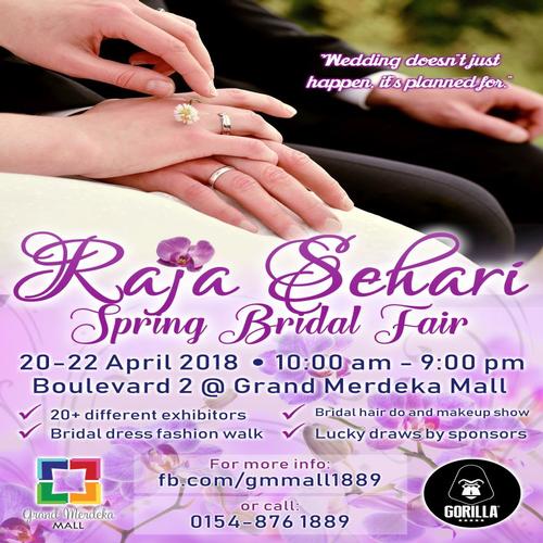 Raja Sehari Spring Bridal Fair 2018